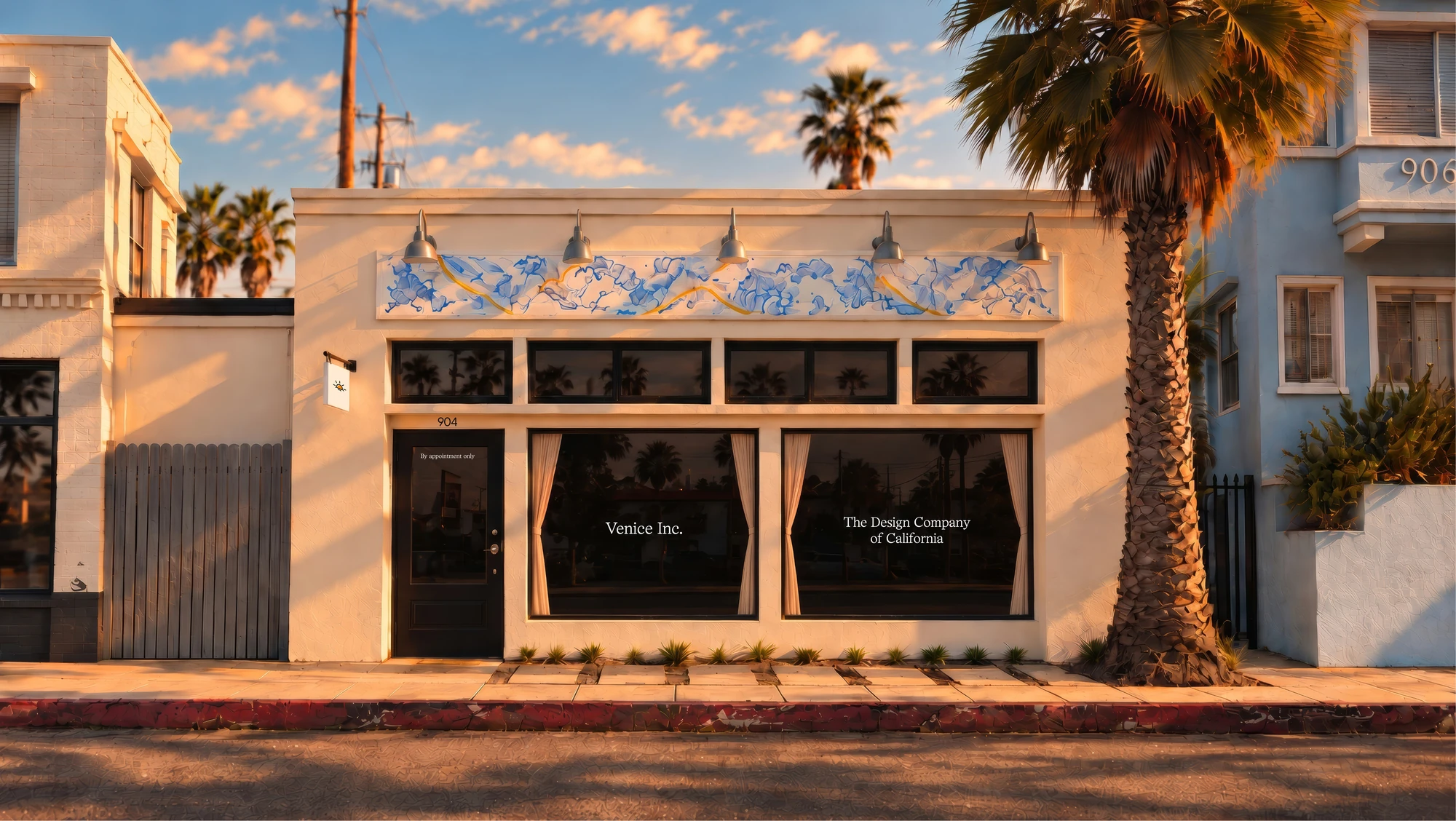 The Venice studio on Pacific Avenue